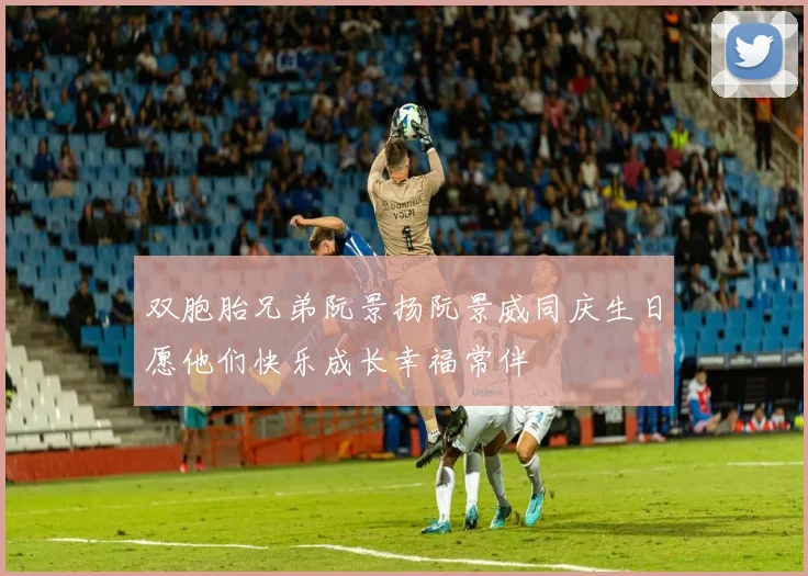 双胞胎兄弟阮景扬阮景威同庆生日愿他们快乐成长幸福常伴