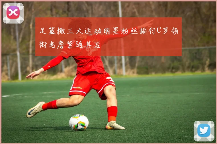 足篮橄三大运动明星粉丝排行C罗领衔老詹紧随其后