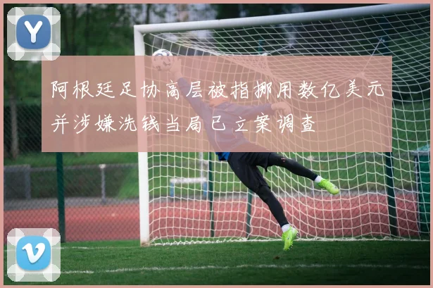 阿根廷足协高层被指挪用数亿美元并涉嫌洗钱当局已立案调查